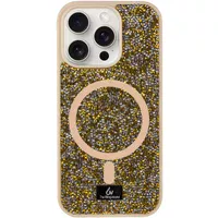 TPU чехол Bling World Rock Diamond with MagSafe для Apple iPhone 13 Pro Max (6.7") Gold