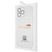 Чохол TPU+Glass Sapphire matte case для Apple iPhone 13 Pro Max (6.7") Pearly White