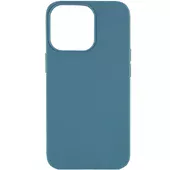 Силиконовый чехол Candy для Apple iPhone 13 Pro Max (6.7") Синий / Powder Blue