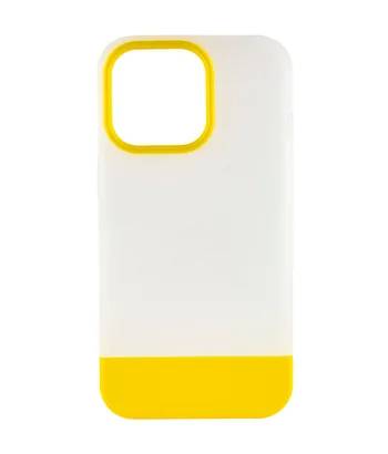 Чехол TPU+PC Bichromatic для Apple iPhone 13 Pro Max (6.7") Matte / Yellow