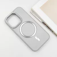 Шкіряний чохол SnapCase with MagSafe для Apple iPhone 13 Pro Max (6.7") Grey