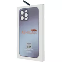 Чохол TPU+Glass Sapphire matte case для Apple iPhone 13 Pro Max (6.7") Graphite Black