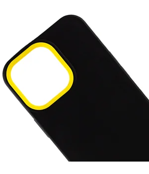 Чохол TPU+PC Bichromatic для Apple iPhone 13 Pro Max (6.7") Black / Yellow
