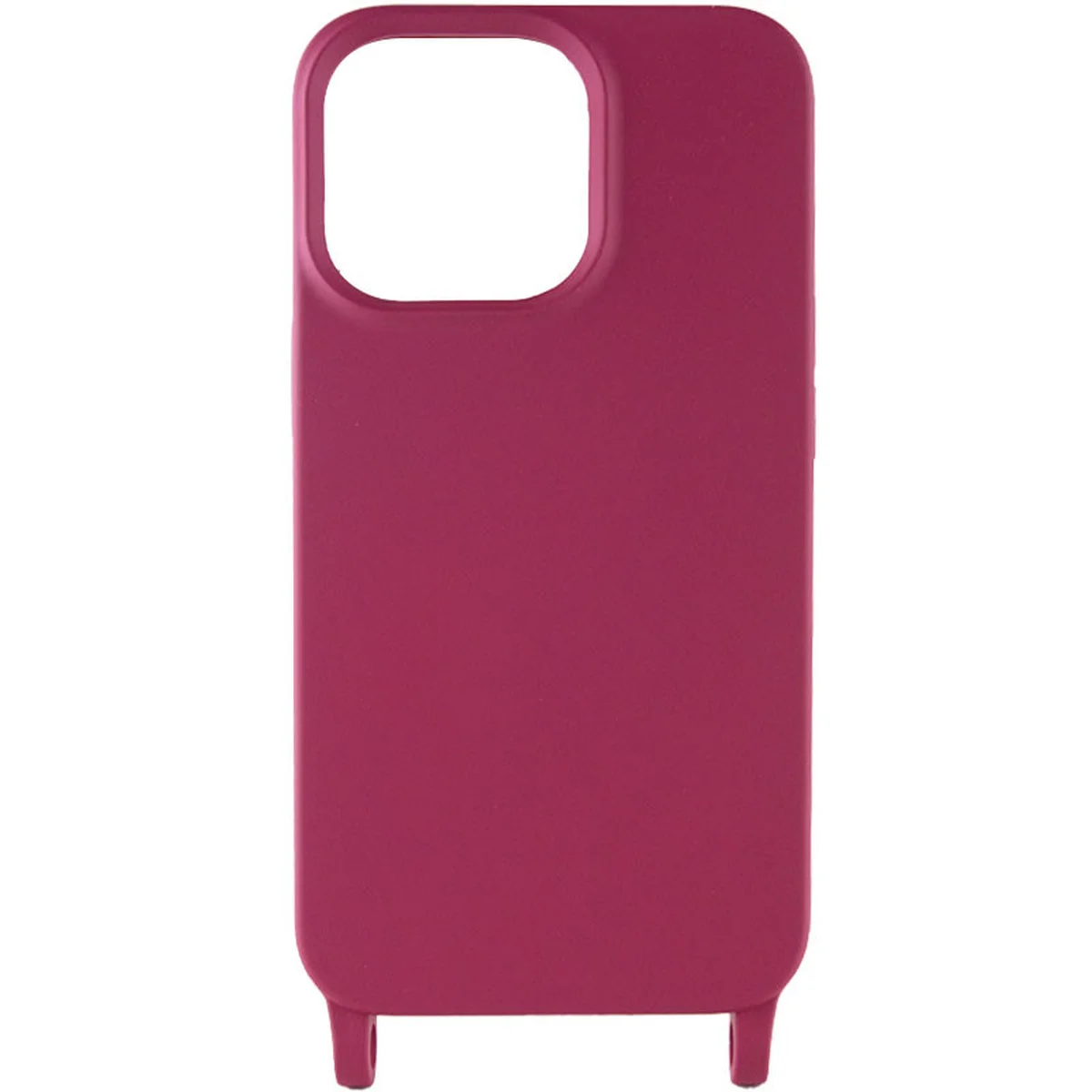 Чехол TPU two straps California для Apple iPhone 13 Pro Max (6.7") Красный / Rose Red