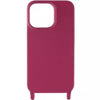 Чехол TPU two straps California для Apple iPhone 13 Pro Max (6.7") Красный / Rose Red