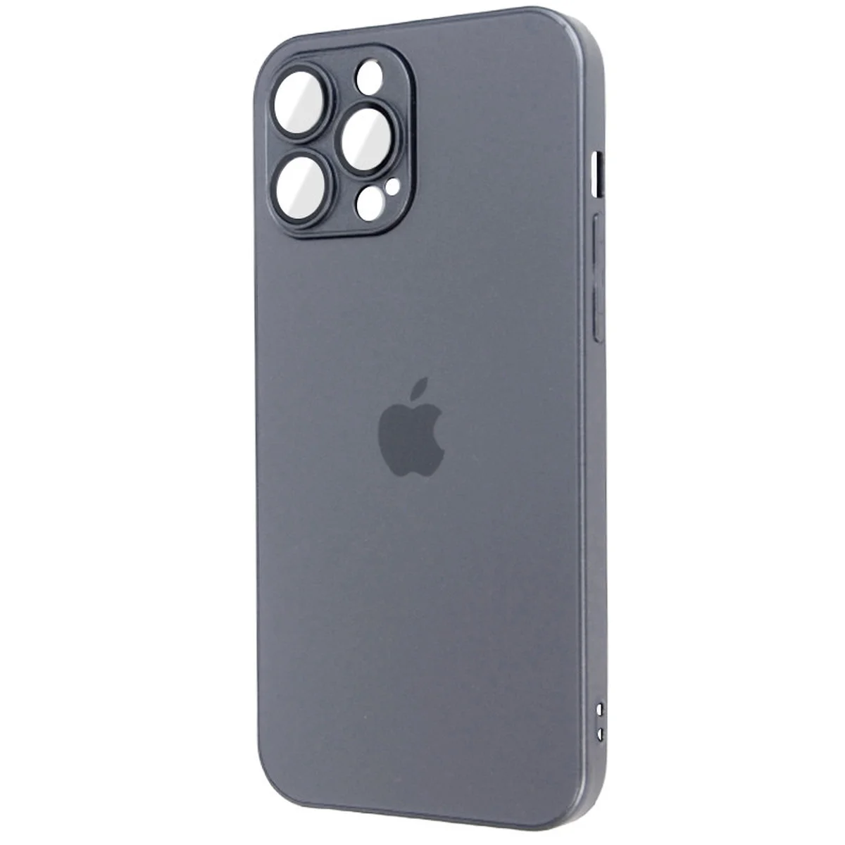 Чохол TPU+Glass Sapphire matte case для Apple iPhone 13 Pro Max (6.7") Graphite Black
