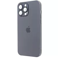 Чохол TPU+Glass Sapphire matte case для Apple iPhone 13 Pro Max (6.7") Graphite Black