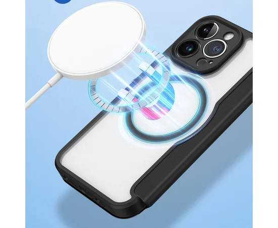 Чехол-книжка Dux Ducis Skin X Pro with MagSafe для Apple iPhone 13 Pro Max (6.7") Black