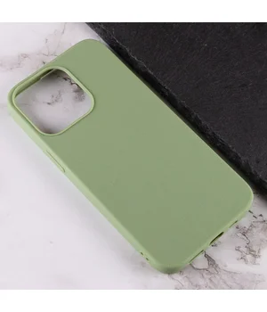 Силиконовый чехол Candy для Apple iPhone 13 Pro Max (6.7") Фисташковый