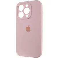 Чохол Silicone Case Full Camera Protective (AA) Apple iPhone 13 Pro Max (6.7") Рожевий / Chalk Pink