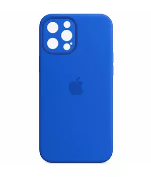 Чохол Silicone Case Full Camera Protective (AA) Apple iPhone 13 Pro Max (6.7") Синій / Capri Blue