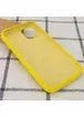 Чехол Silicone Case Full Protective (AA) для Apple iPhone 13 Pro Max (6.7") Желтый / Neon Yellow