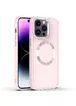 TPU чохол Bonbon Metal Style with MagSafe для Apple iPhone 13 Pro Max (6.7") Рожевий / Light Pink