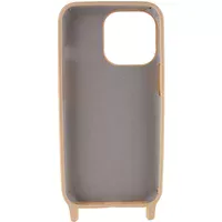 Чохол TPU two straps California для Apple iPhone 13 Pro Max (6.7") Бежевий / Beige