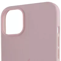 Чохол Silicone case (AAA) full with Magsafe для Apple iPhone 13 Pro Max (6.7") Рожевий / Chalk Pink