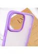 TPU+PC чехол Metal Buttons для Apple iPhone 13 Pro Max (6.7") Сиреневый