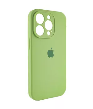Чохол Silicone Case Full Camera Protective (AA) Apple iPhone 13 Pro Max (6.7") М'ятний / Mint