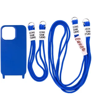 Чохол TPU two straps California для Apple iPhone 13 Pro Max (6.7") Синій / Iris