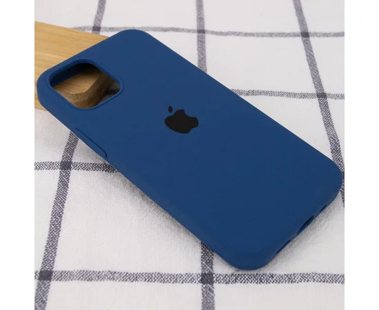 Чехол Silicone Case Full Protective (AA) для Apple iPhone 13 Pro Max (6.7") Синий / Navy Blue