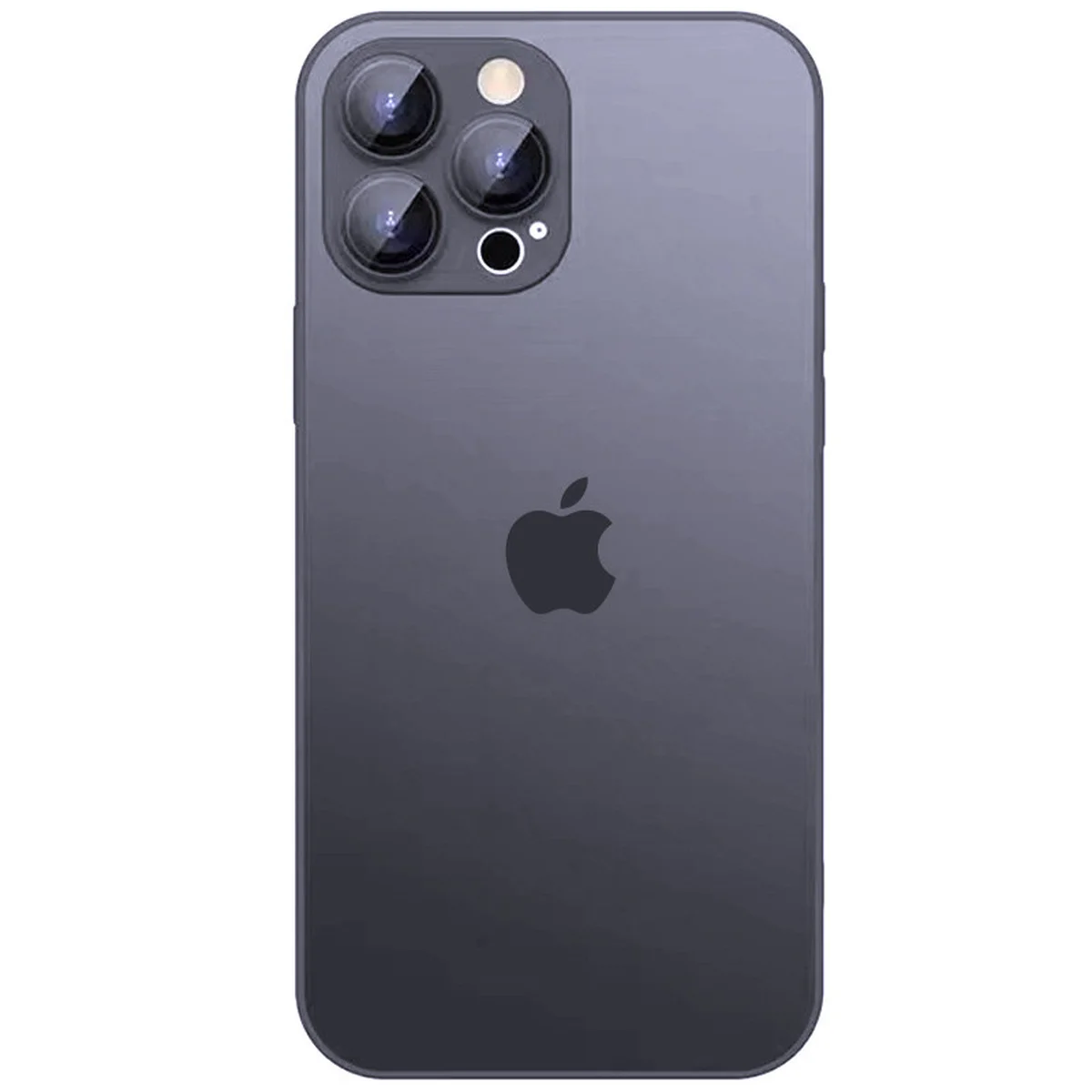 Чохол TPU+Glass Sapphire matte case для Apple iPhone 13 Pro Max (6.7") Graphite Black