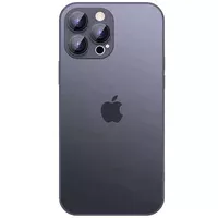 Чохол TPU+Glass Sapphire matte case для Apple iPhone 13 Pro Max (6.7") Graphite Black