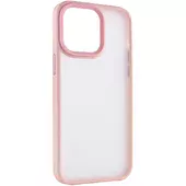 TPU+PC чехол Metal Buttons для Apple iPhone 13 Pro Max (6.7") Розовый