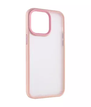 TPU+PC чохол Metal Buttons для Apple iPhone 13 Pro Max (6.7") Рожевий