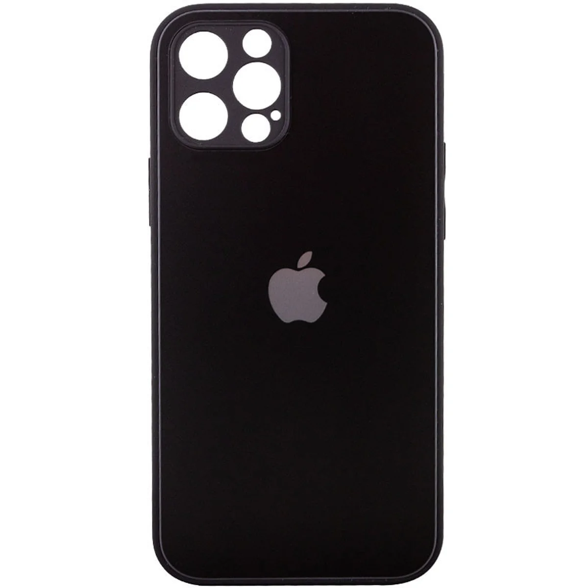 TPU+Glass чехол Matte Candy Full camera для Apple iPhone 13 Pro Max (6.7") Черный