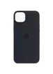 Чохол Silicone case (AAA) full with Magsafe для Apple iPhone 13 Pro Max (6.7") Чорний / Midnight