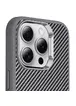 Чехол TPU+PC Carbon with MagSafe для Apple iPhone 13 Pro Max (6.7") Grey