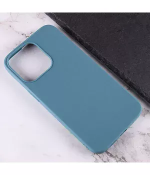 Силіконовий чохол для Apple iPhone 13 Pro Max (6.7") Синій / Powder Blue