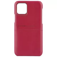 Кожаная накладка G-Case Cardcool Series для Apple iPhone 13 Pro Max (6.7") Красный