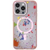 Чехол TPU+PC Flush with MagSafe для Apple iPhone 13 Pro Max (6.7") Baby pink