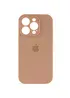 Чехол Silicone Case Full Camera Protective (AA) для Apple iPhone 13 Pro Max (6.7") Бежевый / Desert Gold