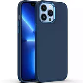 TPU чехол Bonbon Metal Style для Apple iPhone 13 Pro Max (6.7") Синий / Cosmos blue