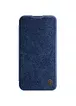 Шкіряний чохол (книга) Nillkin Qin Pro Camshield для Apple iPhone 13 Pro Max (6.7") Синій