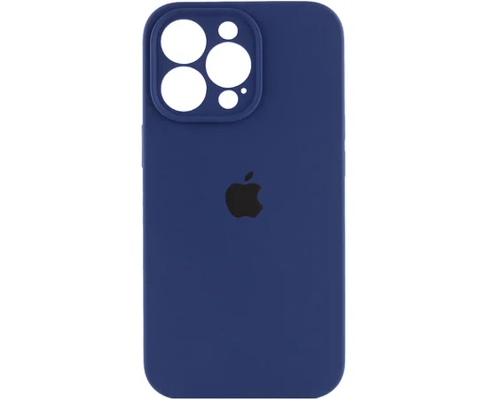 Чехол Silicone Case Full Camera Protective (AA) для Apple iPhone 13 Pro Max (6.7") Синий / Deep navy / PVH