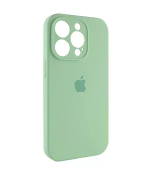 Чохол Silicone Case Full Camera Protective (AA) для Apple iPhone 13 Pro Max (6.7") Зелений / Pistachio