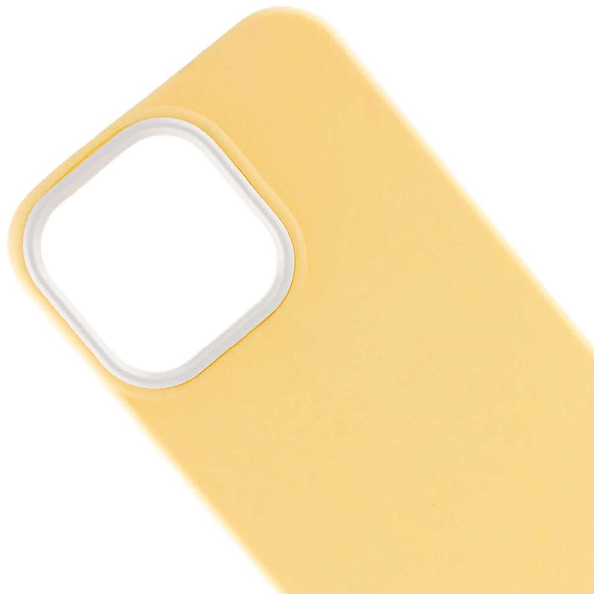 Чехол TPU+PC Bichromatic для Apple iPhone 13 Pro Max (6.7") Creamy-yellow / White