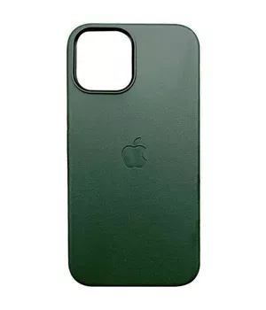 Кожаный чехол Leather Case (AAA) with MagSafe and Animation для Apple iPhone 13 Pro Max (6.7") Sequoia Green