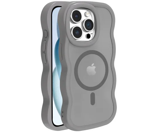 Чохол TPU+PC Undine with MagSafe для Apple iPhone 13 Pro Max (6.7") Grey