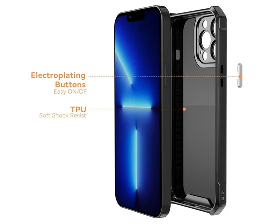 Чохол TPU Ease Black series для Apple iPhone 13 Pro Max (6.7") Чорний