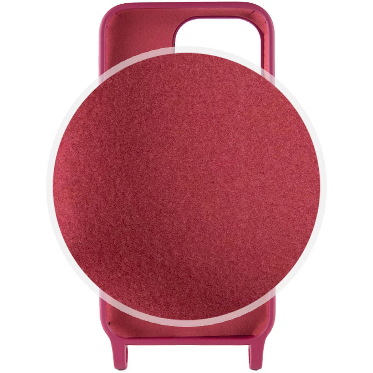 Чехол TPU two straps California для Apple iPhone 13 Pro Max (6.7") Красный / Rose Red