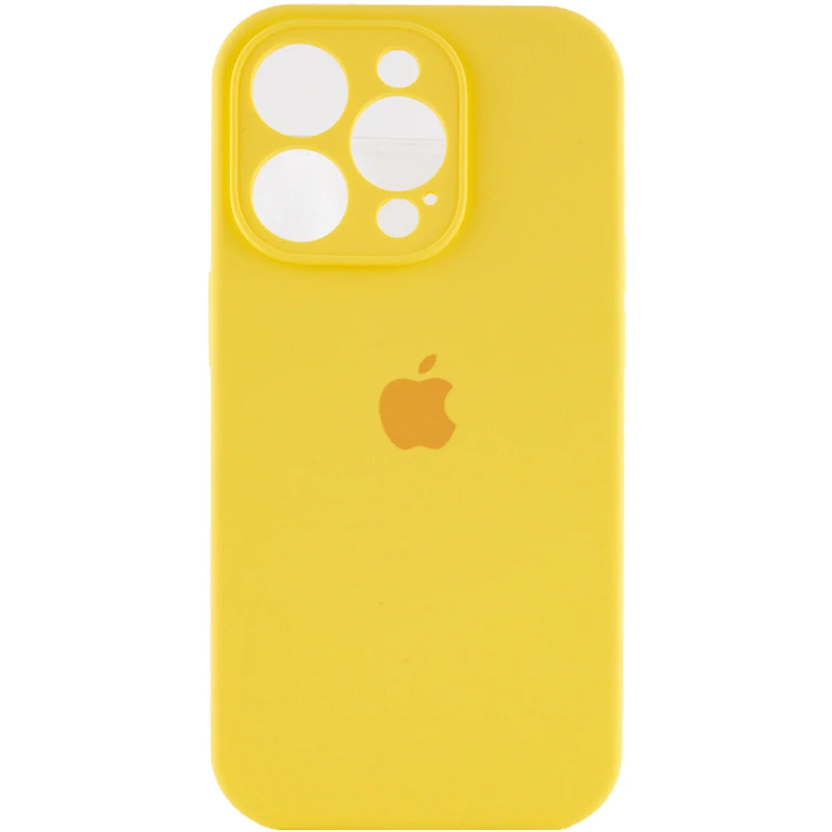 Чехол Silicone Case Full Camera Protective (AA) для Apple iPhone 13 Pro Max (6.7") Желтый / Yellow