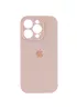 Чехол Silicone Case Full Camera Protective (AA) для Apple iPhone 13 Pro Max (6.7") Розовый / Pink Sand