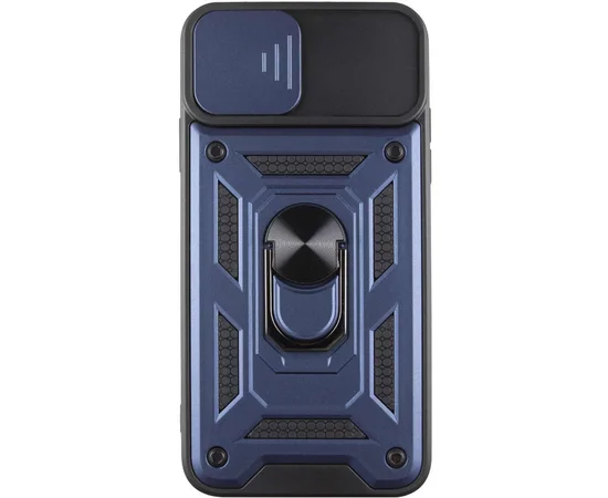 Удароміцний чохол Camshield Serge Ring для Apple iPhone 13 Pro Max (6.7") Синій