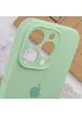 Чехол Silicone Case Full Camera Protective (AA) для Apple iPhone 13 Pro Max (6.7") Зеленый / Pistachio