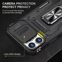 Удароміцний чохол Camshield Army Ring для iPhone 13 Pro Max (6.7") Чорний / Black