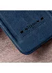 Шкіряний чохол (книга) Nillkin Qin Pro Camshield для Apple iPhone 13 Pro Max (6.7") Синій