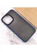 TPU + PC чохол Metal Buttons для Apple iPhone 13 Pro Max (6.7 ") Синій